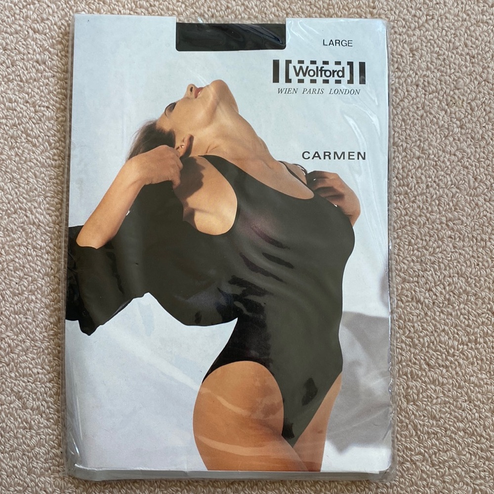 Wolford New NIB black classic tank bodysuit. Size Large.